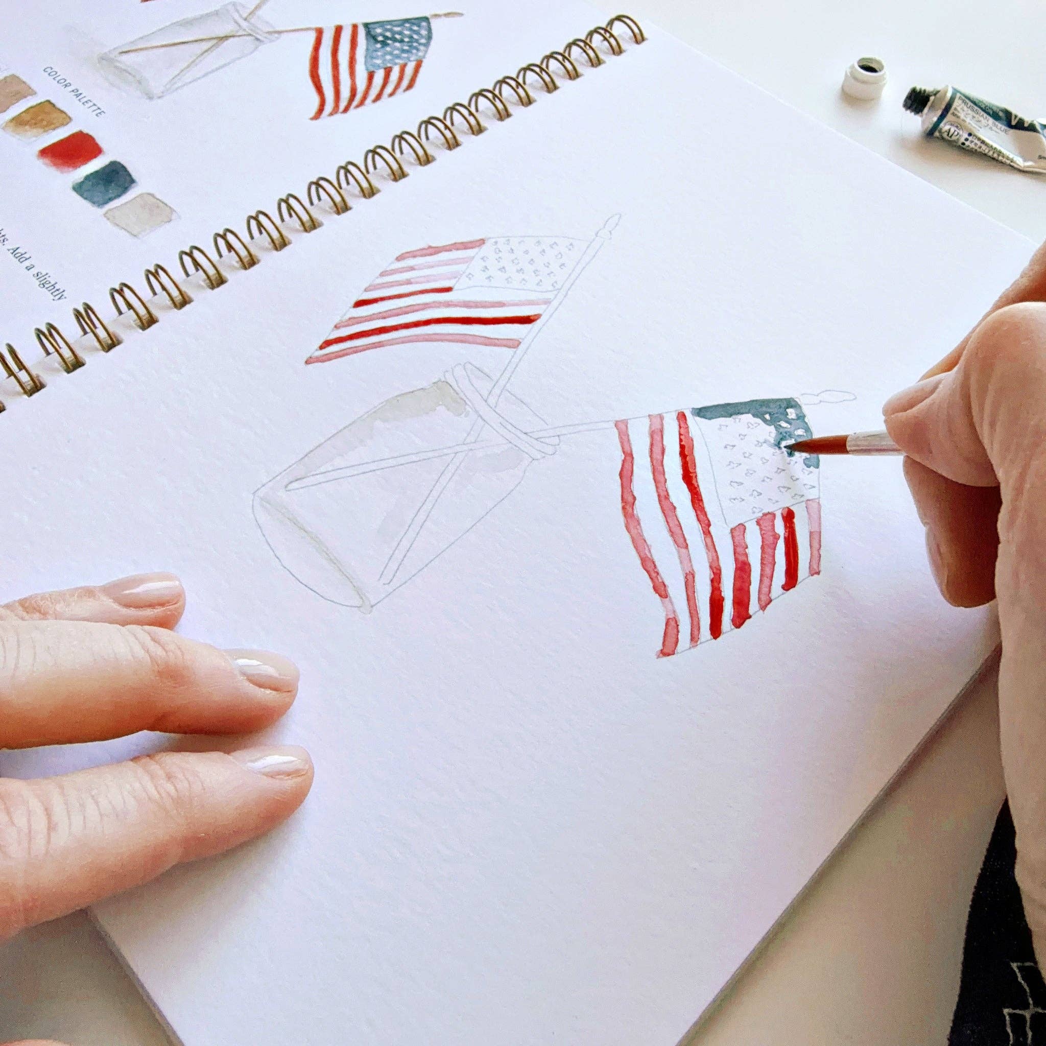 Americana Watercolor Workbook - Joy Gift Shoppe