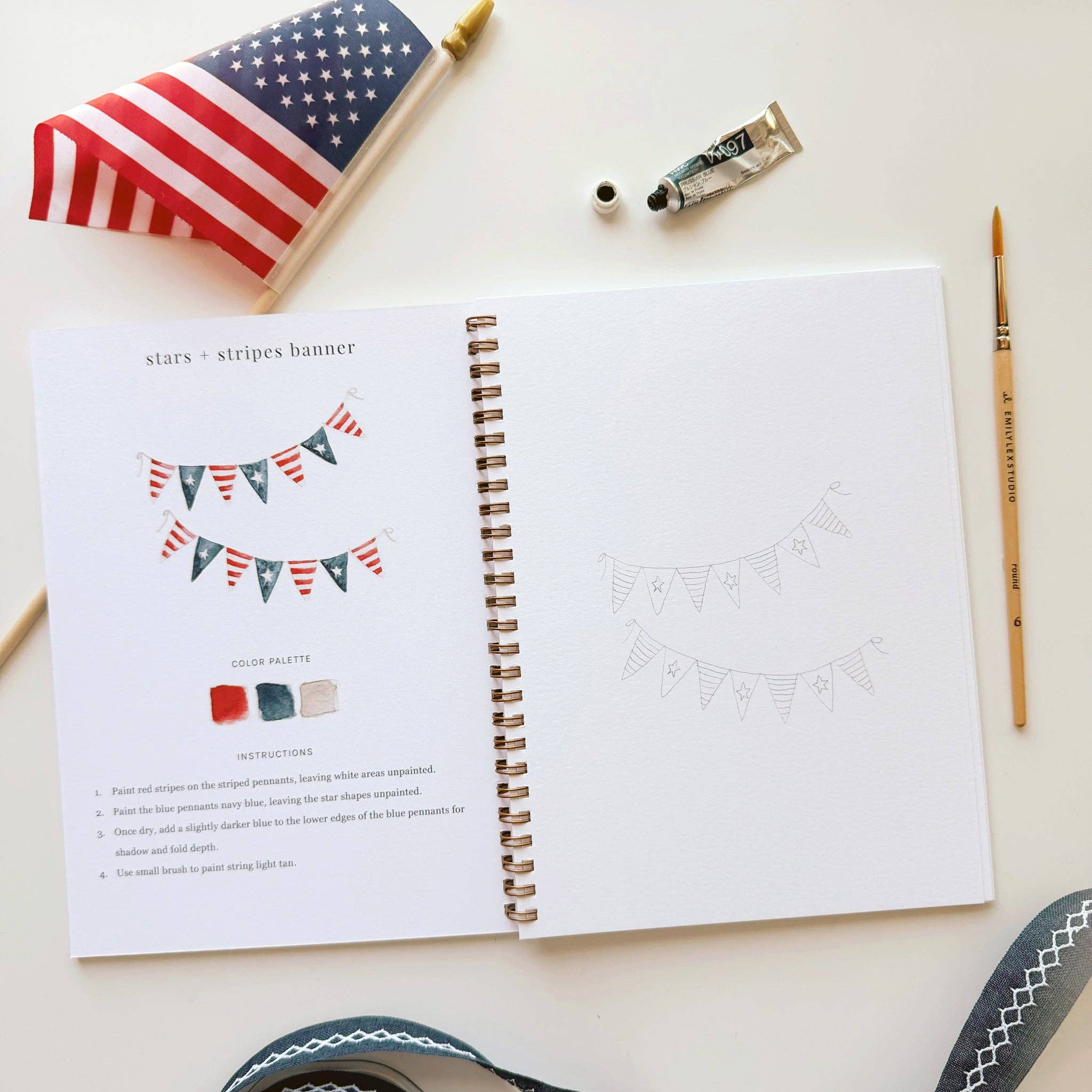 Americana Watercolor Workbook - Joy Gift Shoppe