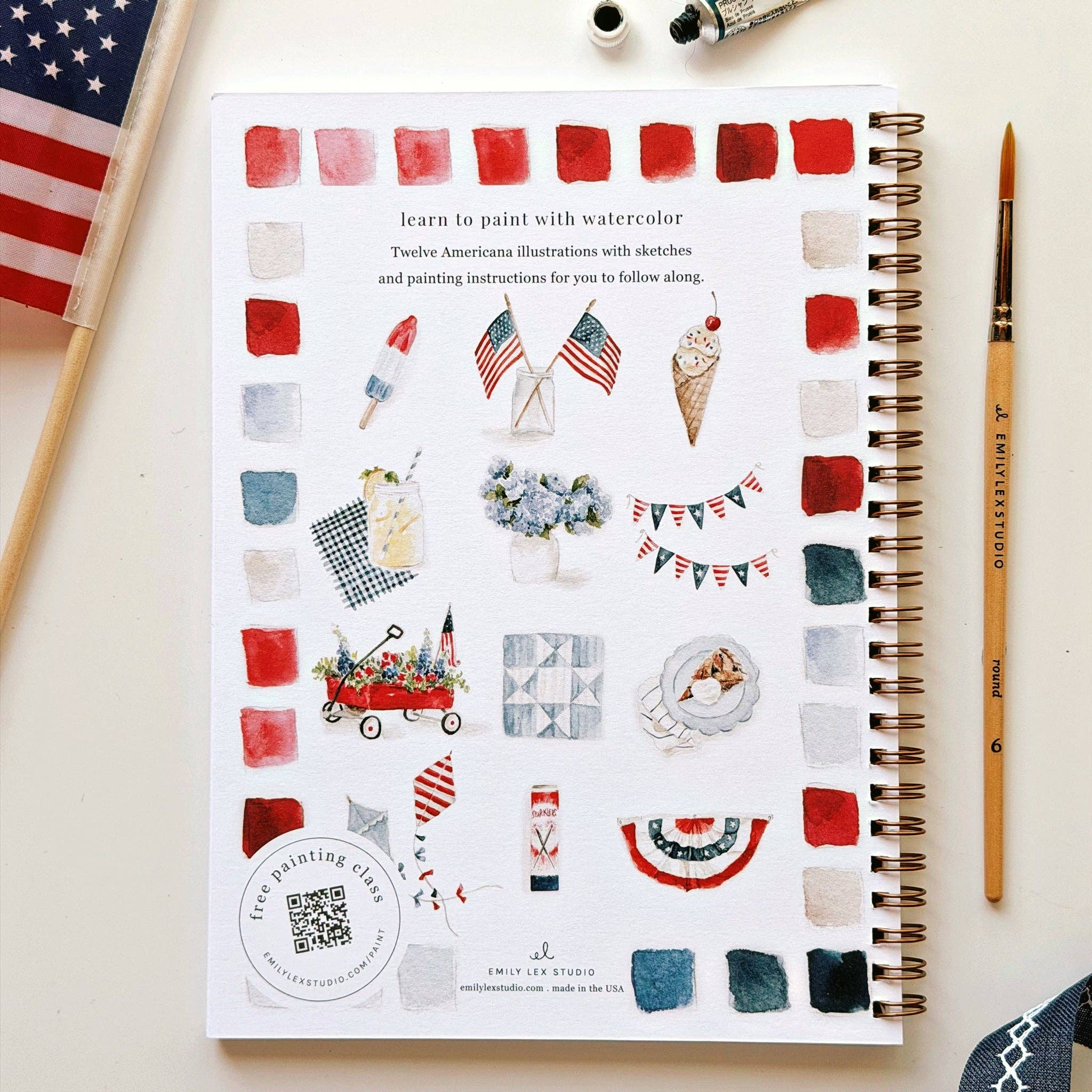 Americana Watercolor Workbook - Joy Gift Shoppe