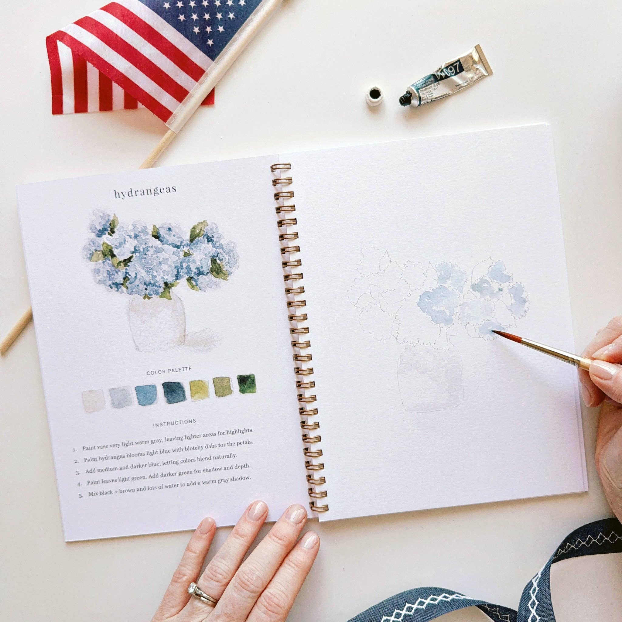 Americana Watercolor Workbook - Joy Gift Shoppe