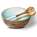 Aqua Ombre 12" Decorative Bowl - Joy