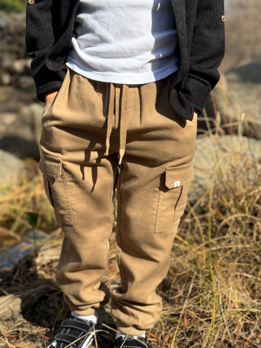 ARNIE Beige Cargo Pants - Boys - Joy