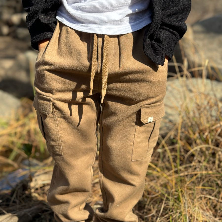 ARNIE Beige Cargo Pants - Boys - Joy