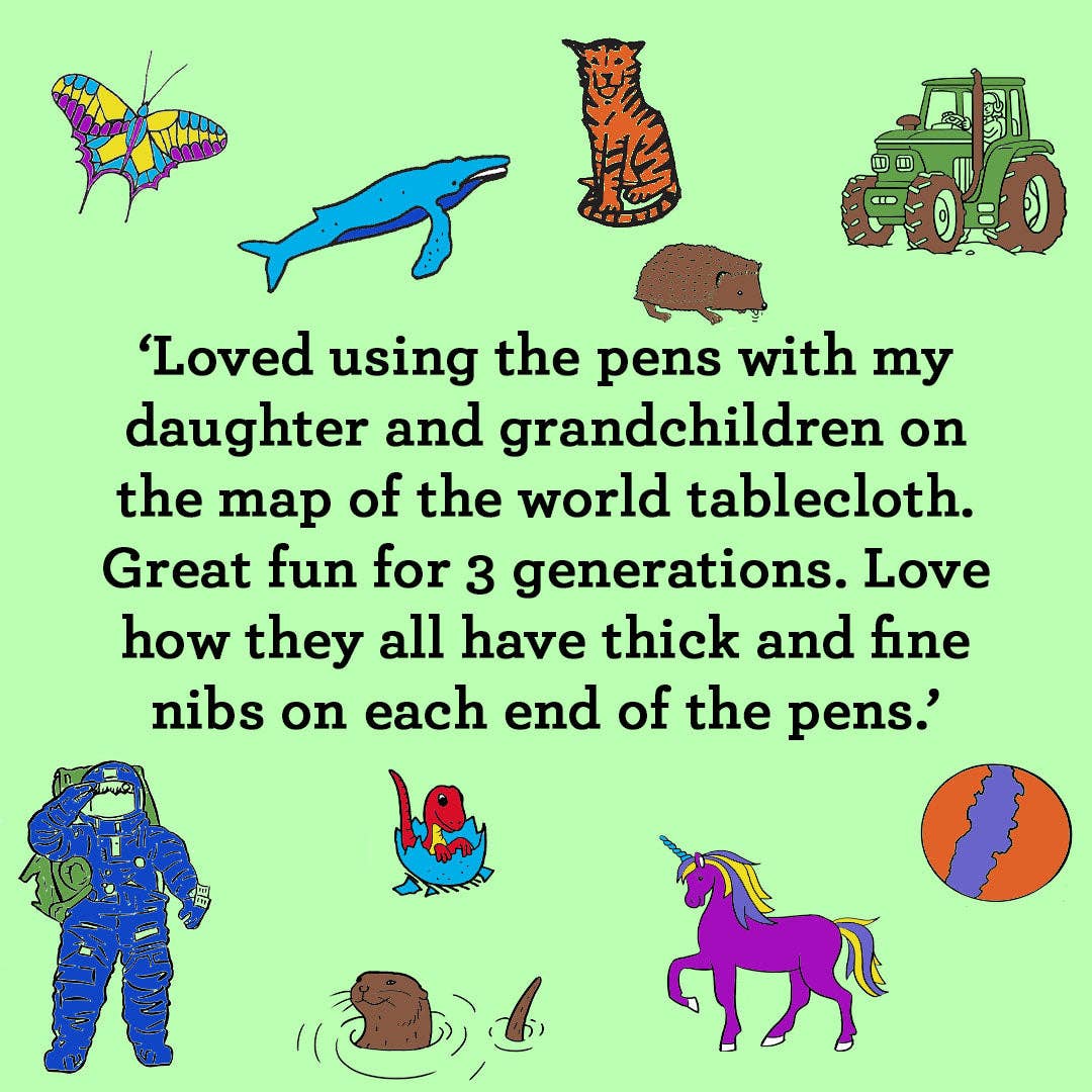 Artist Set of 20 Wash - Out Pens - Joy Gift Shoppe