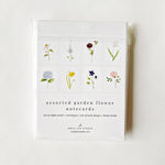 Assorted garden flowers notecard set - Joy