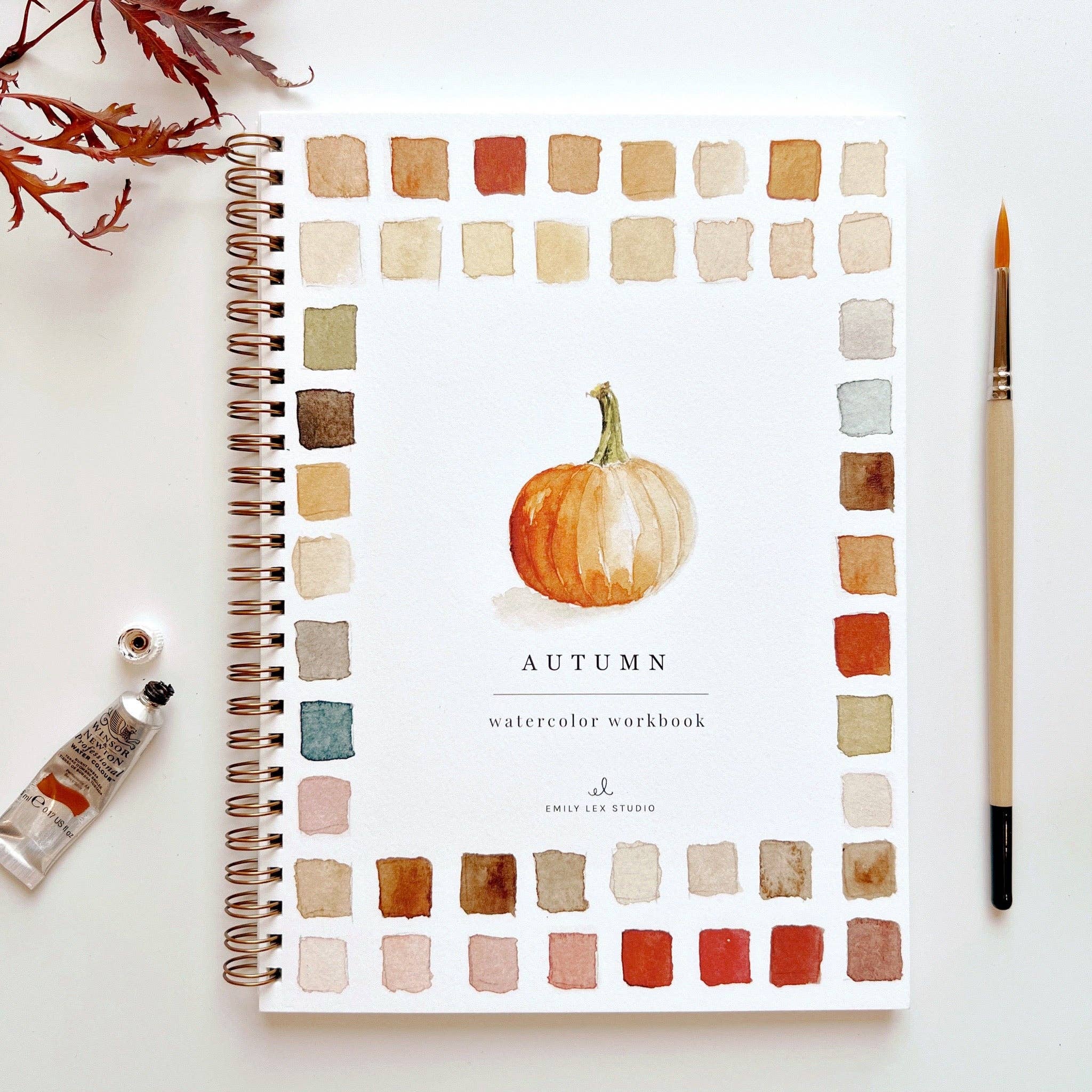 Autumn Watercolor Workbook - Joy