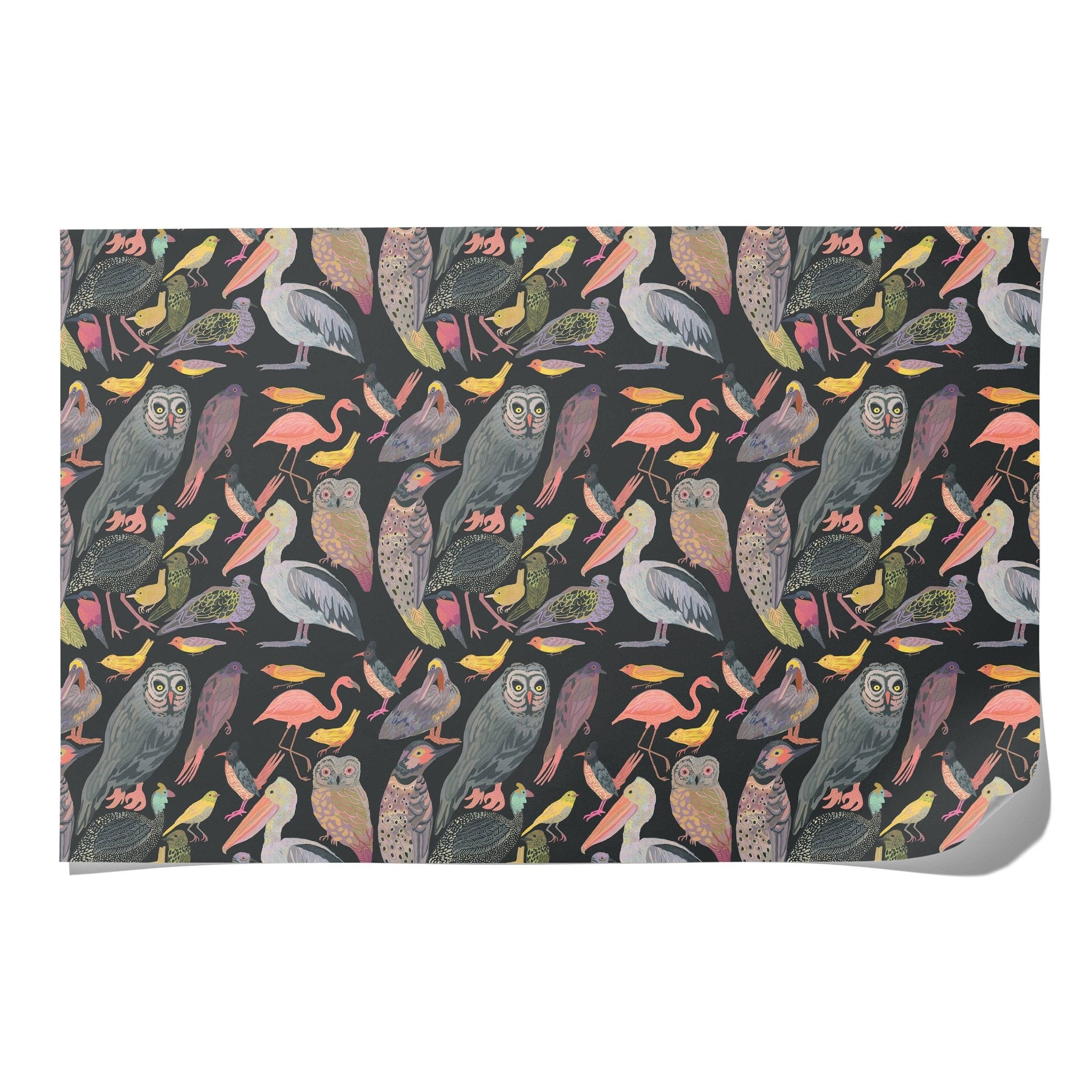 Aviary Wrapping Paper: Rolls of 3 Sheets - Joy
