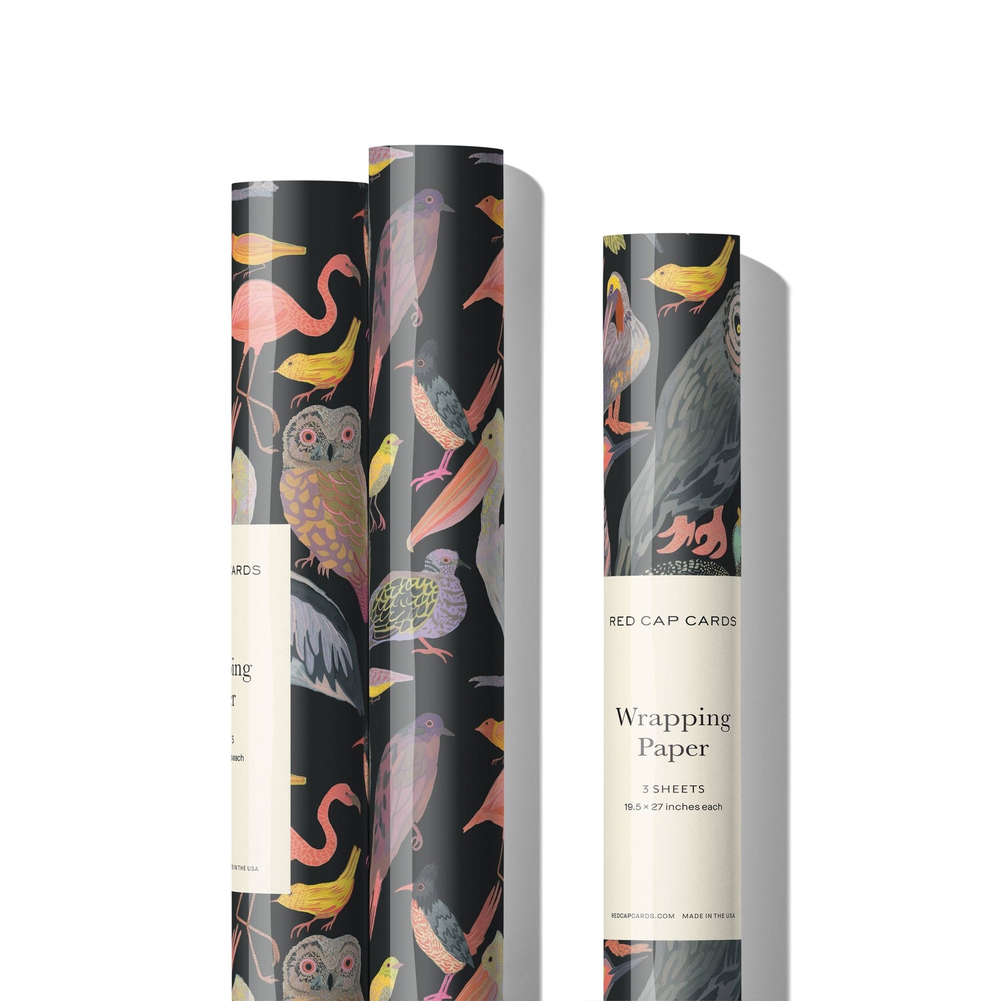 Aviary Wrapping Paper: Rolls of 3 Sheets - Joy