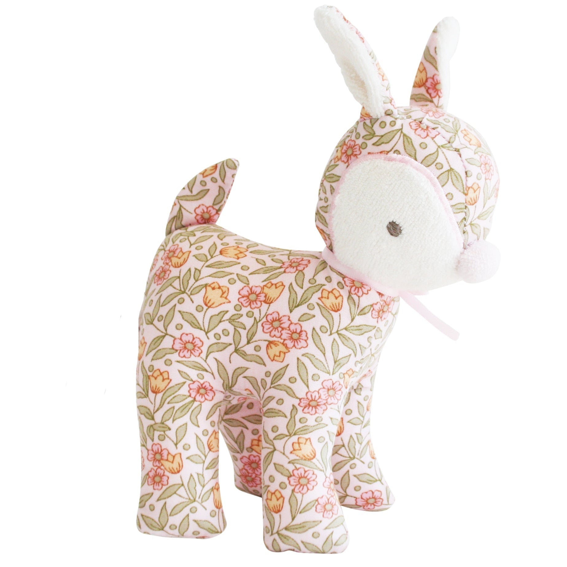 Baby Deer Rattle - Blossom Lily Pink - Joy Gift Shoppe