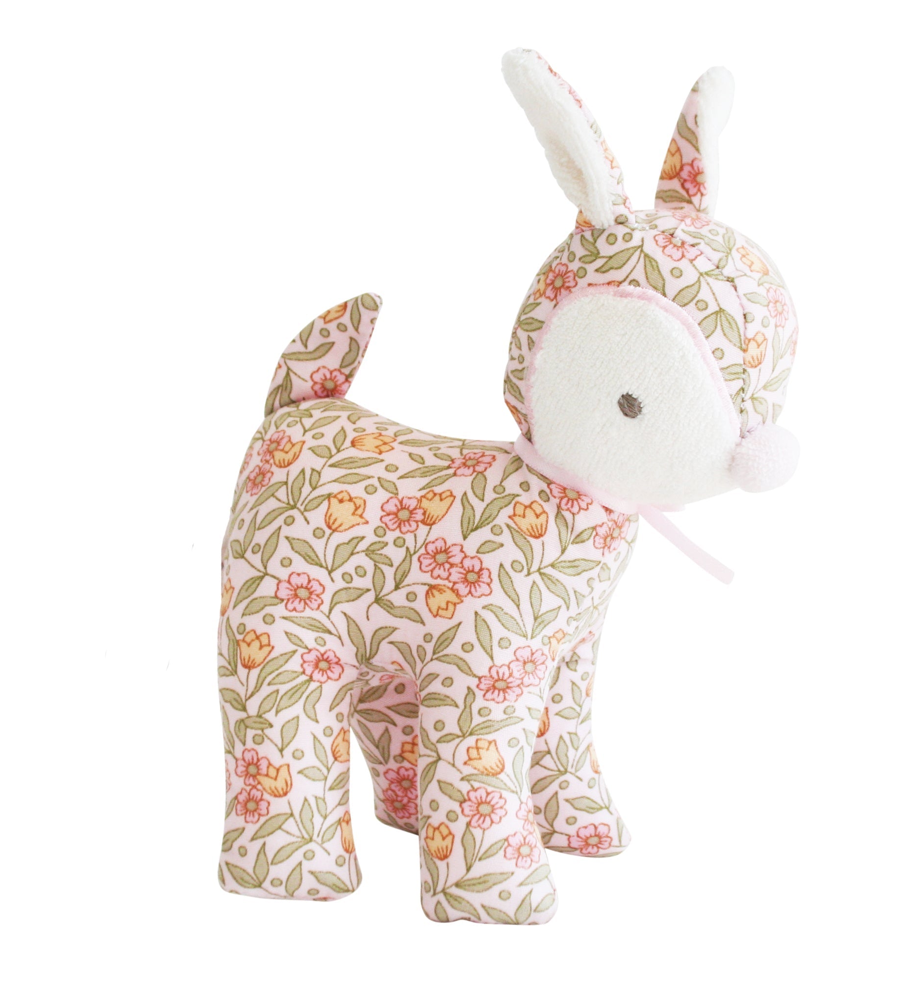 Baby Deer Rattle - Blossom Lily Pink - Joy Gift Shoppe