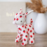 Baby Deer Rattle - Strawberry - Joy Gift Shoppe