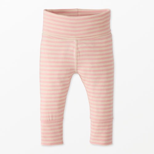 Baby Layette Wiggle Pant - Blush Pink/Ecru - Joy
