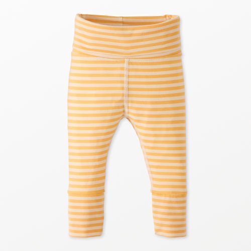 Baby Layette Wiggle Pant - Marigold/Ecru - Joy