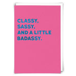 Badassy Greeting Card - Joy