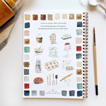 Baking watercolor workbook - Joy