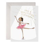 Ballerina Birthday Card - Joy