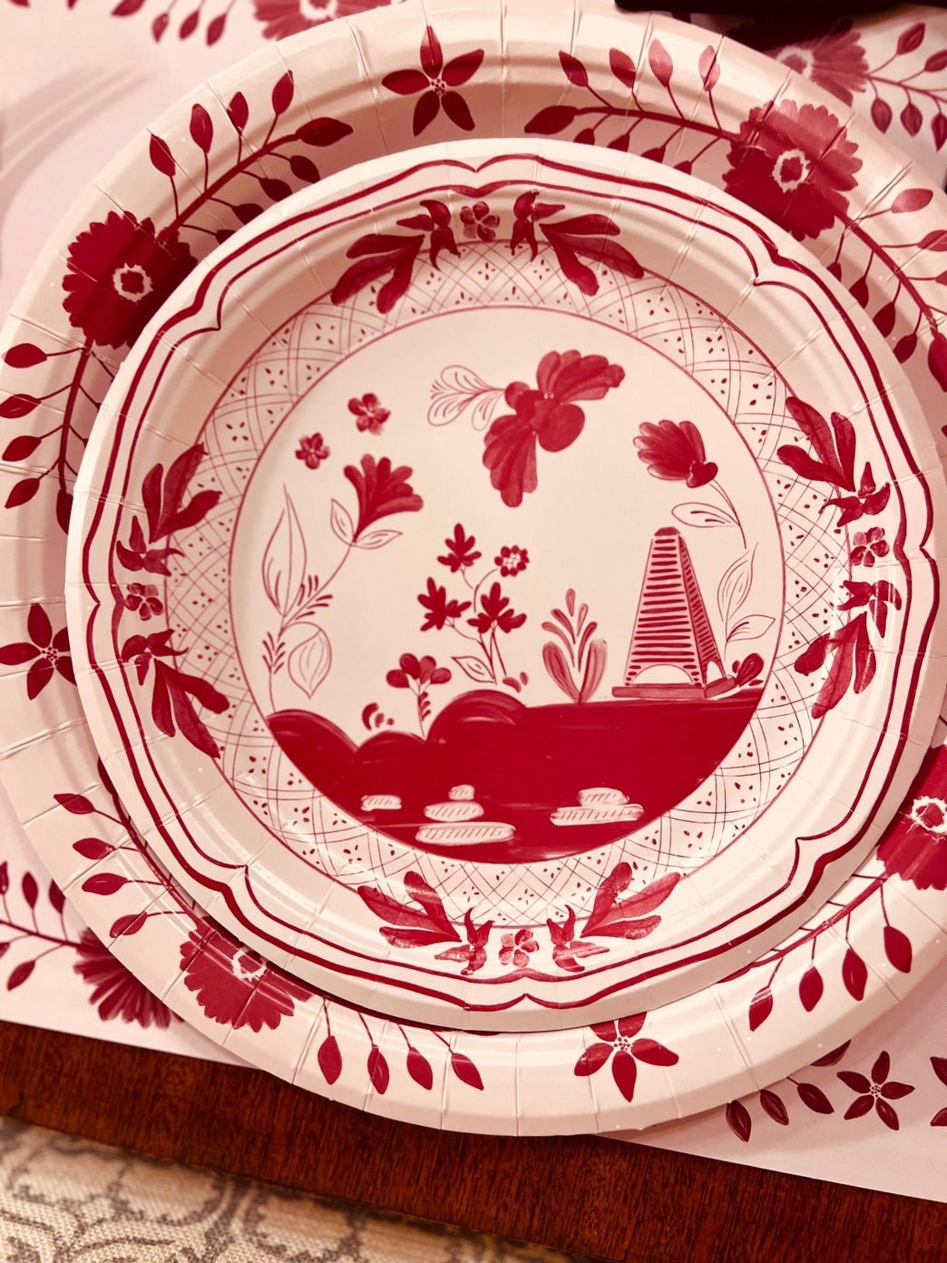 Ballet & Berry Beachside Pavilion Dessert Paper Plates - 8 Pack - Joy Gift Shoppe