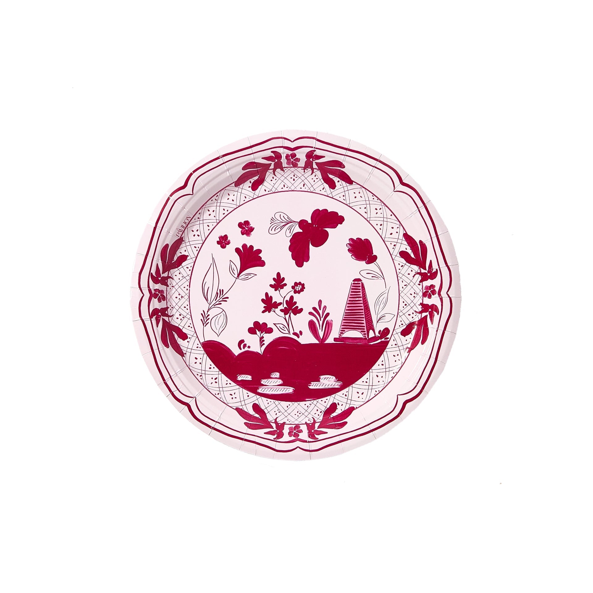 Ballet & Berry Beachside Pavilion Dessert Paper Plates - 8 Pack - Joy Gift Shoppe