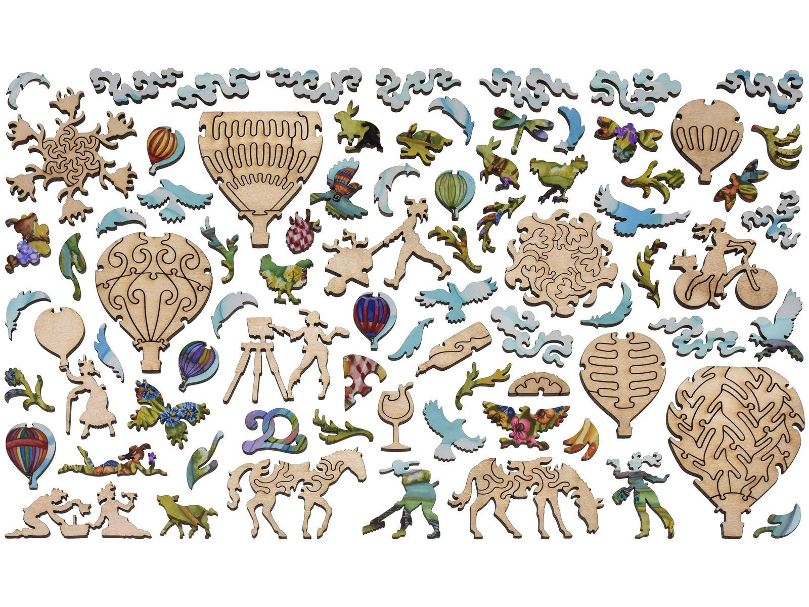 Balloons Over Farmland Puzzle - Joy