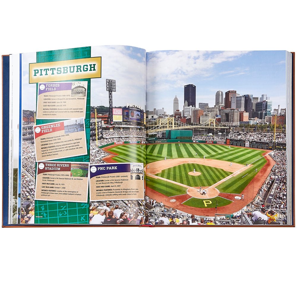 Ballparks Past and Present - Leather Bound Edition - Joy