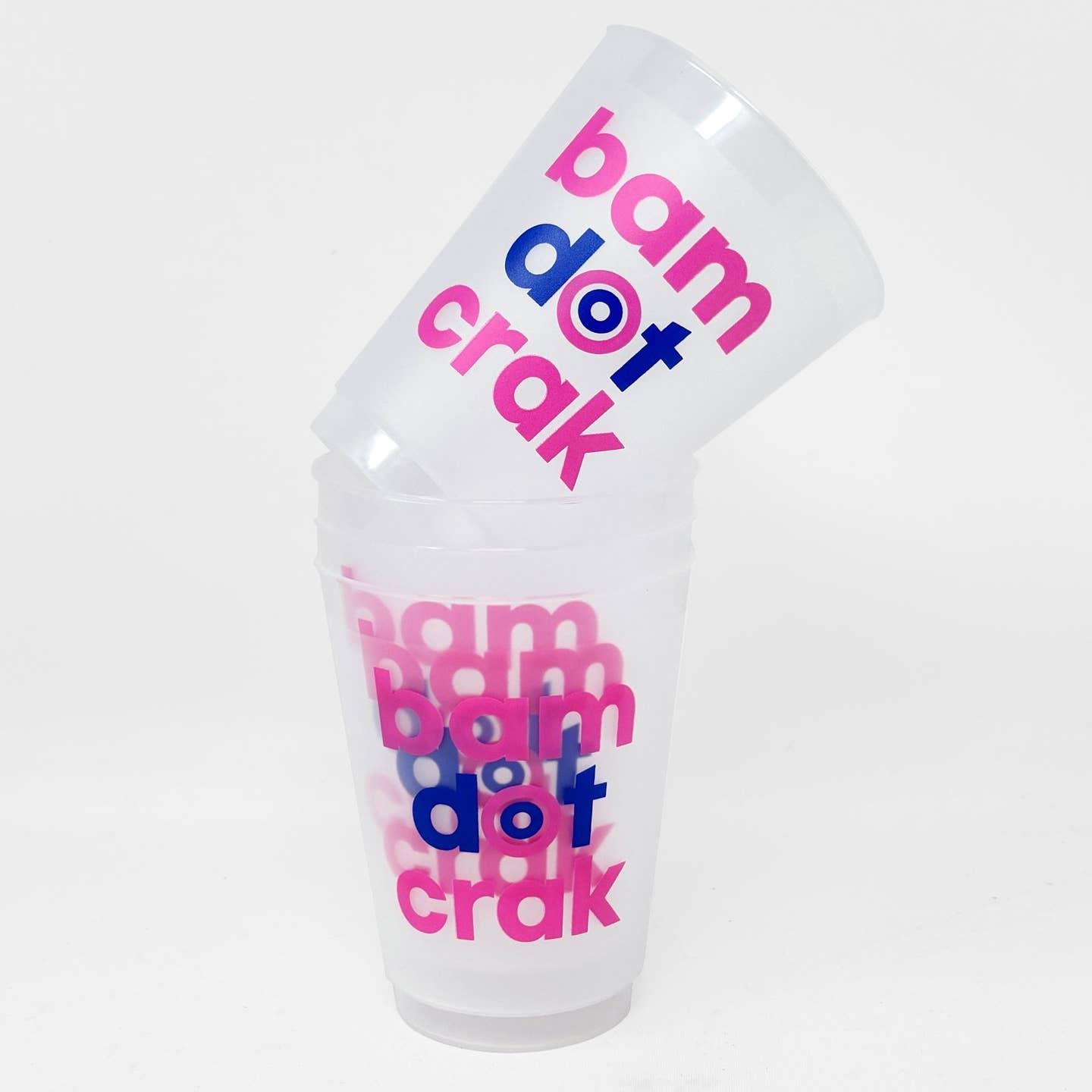 Bam Dot Crak Frosted Cup - Joy