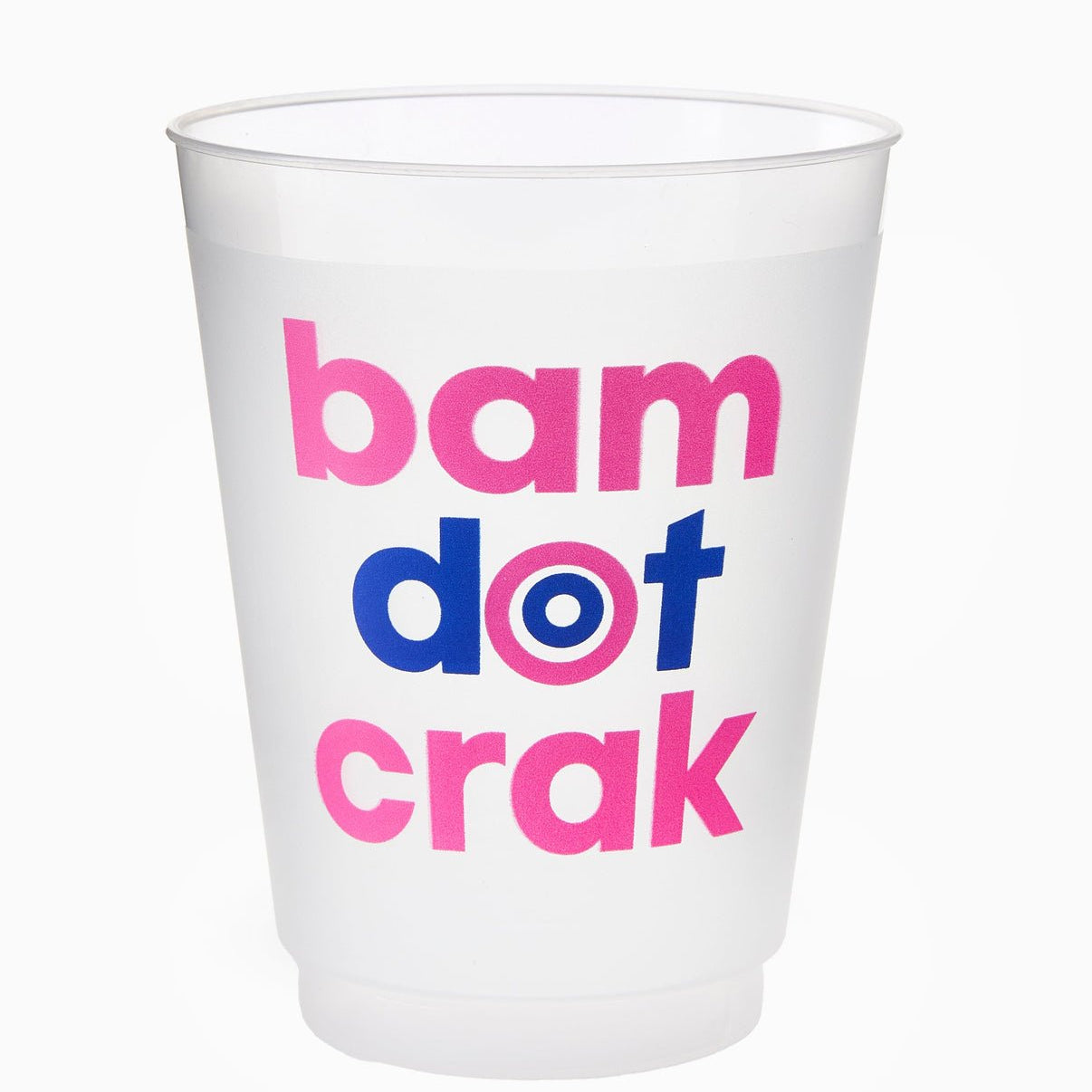 Bam Dot Frosted Cups - Joy