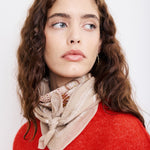 BANDANA Heather Beige Scarf - Joy