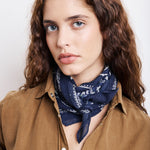 BANDANA Navy Scarf - Joy