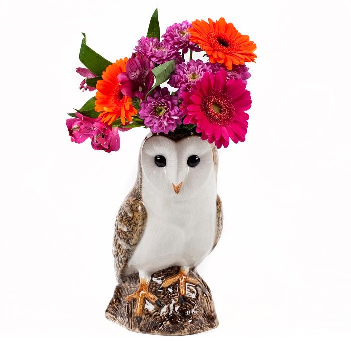 Barn Owl Flower Vase - Joy Gift Shoppe