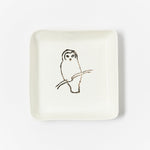 Barn Owl Square Dish - Joy