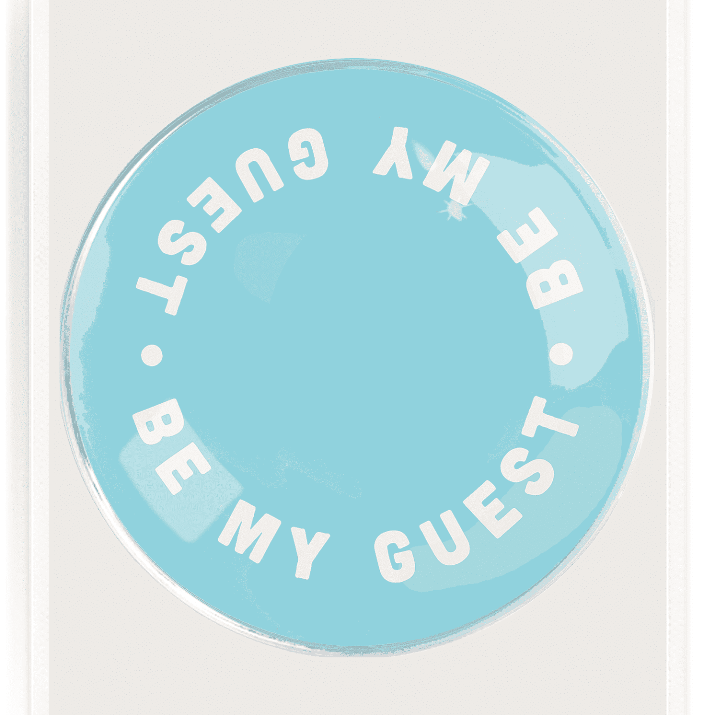 Be My Guest Decoupage Tray - Joy