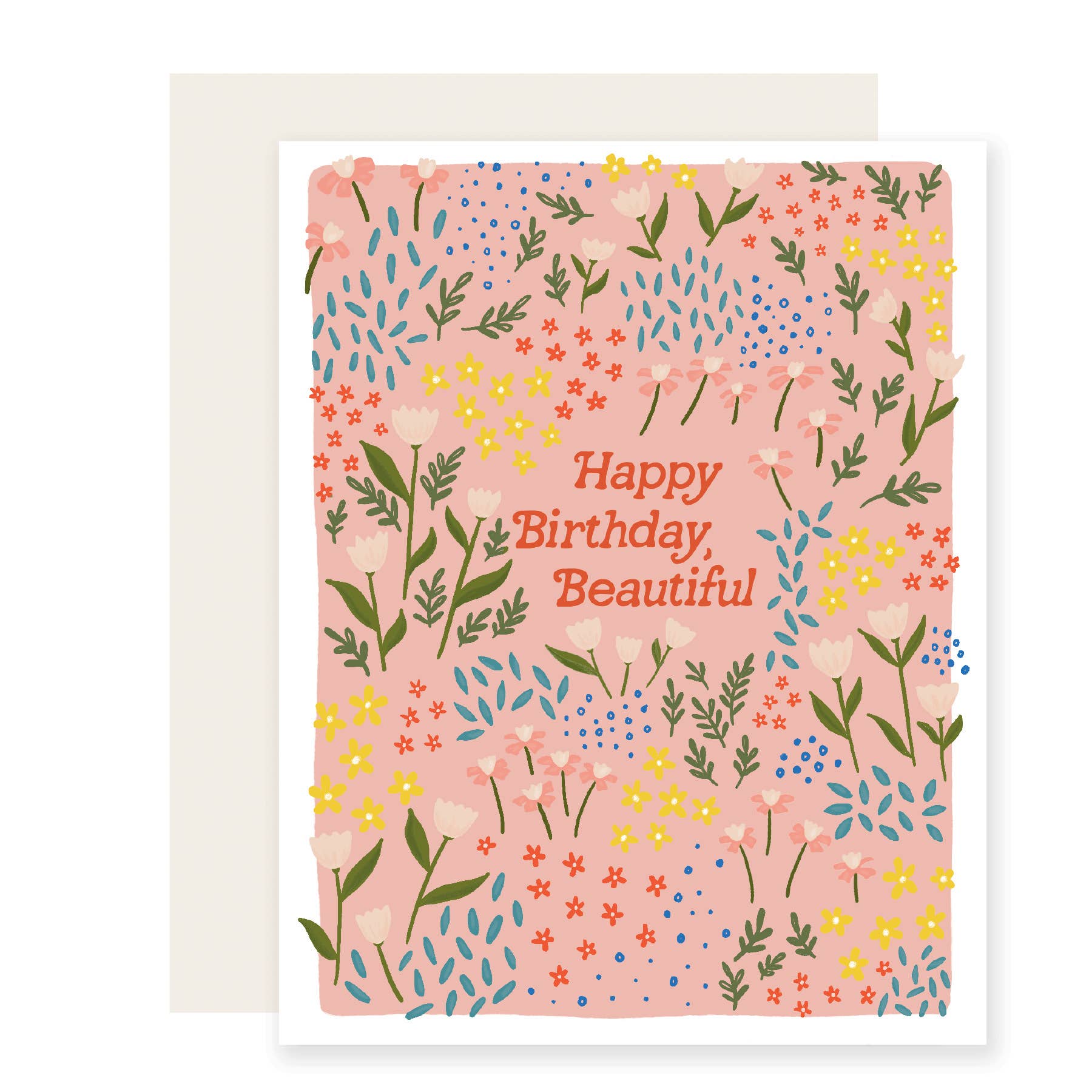 Beautiful Meadow Birthday | Floral Birthday Card - Joy