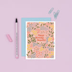 Beautiful Meadow Birthday | Floral Birthday Card - Joy