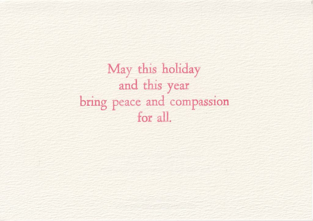 Beautiful Peace Holiday Card - Joy