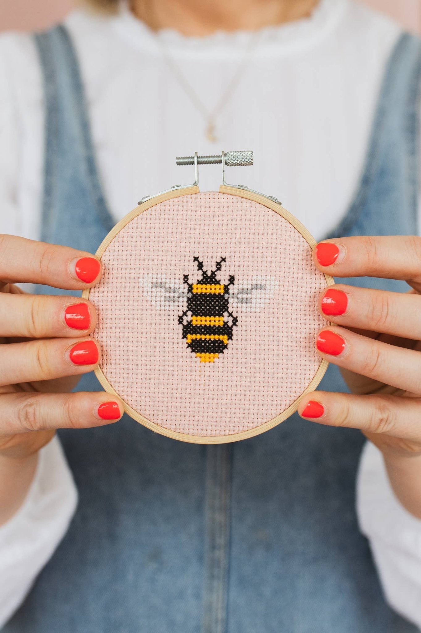 Beginner Bumble Bee Cross Stitch Kit - Joy