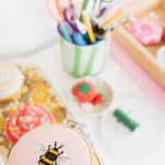 Beginner Bumble Bee Cross Stitch Kit - Joy