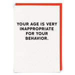 Behavior Greetings Card - Joy