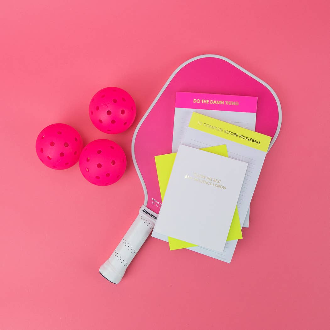 Best Bad Influence - Funny Friendship Letterpress Card - Joy