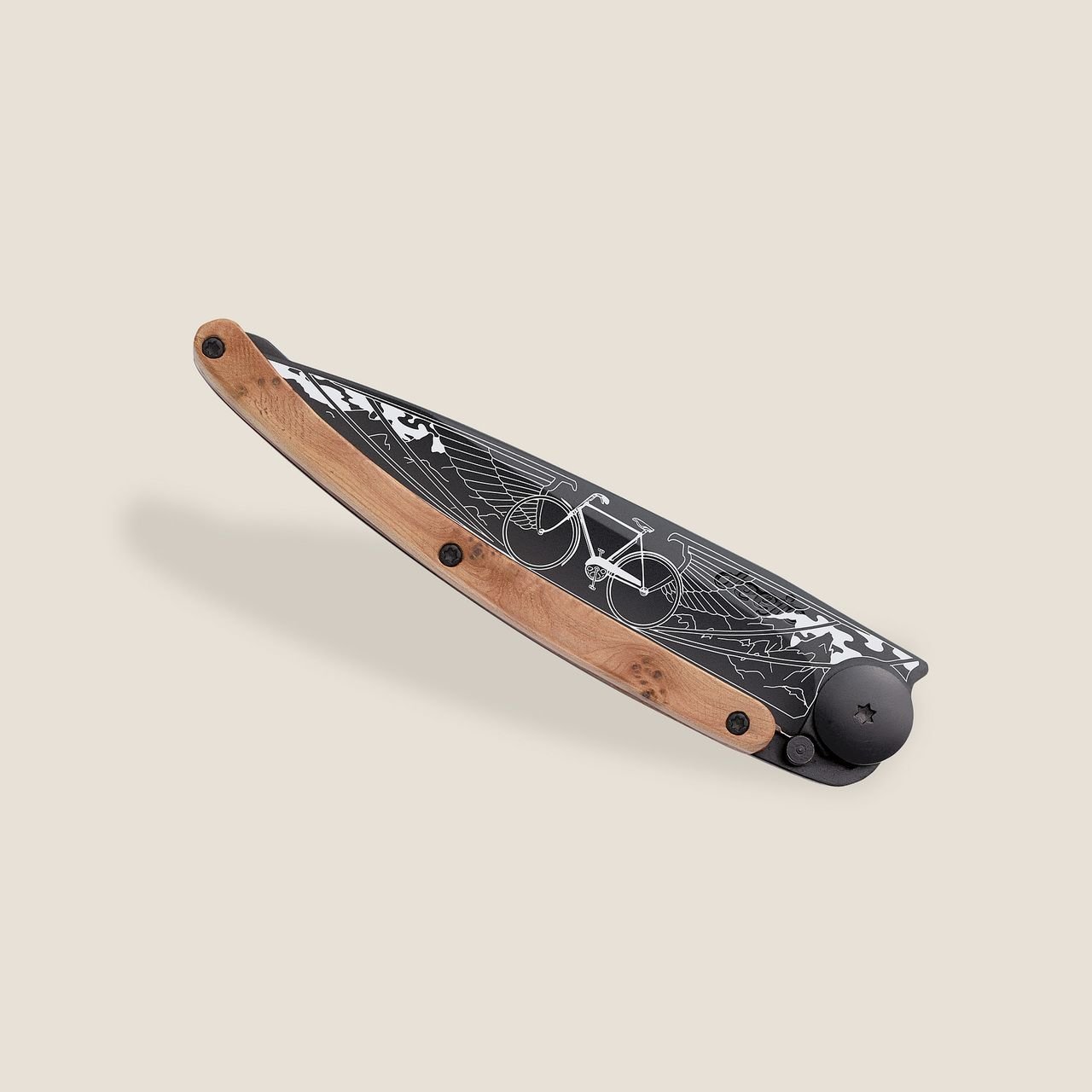 Bicycle Juniper Wood Knife - Joy