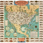 Big Game Fish Map Liberty Puzzle - Joy