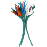 Bird of Paradise Felt Flowers - Joy