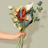 Bird of Paradise Felt Flowers - Joy