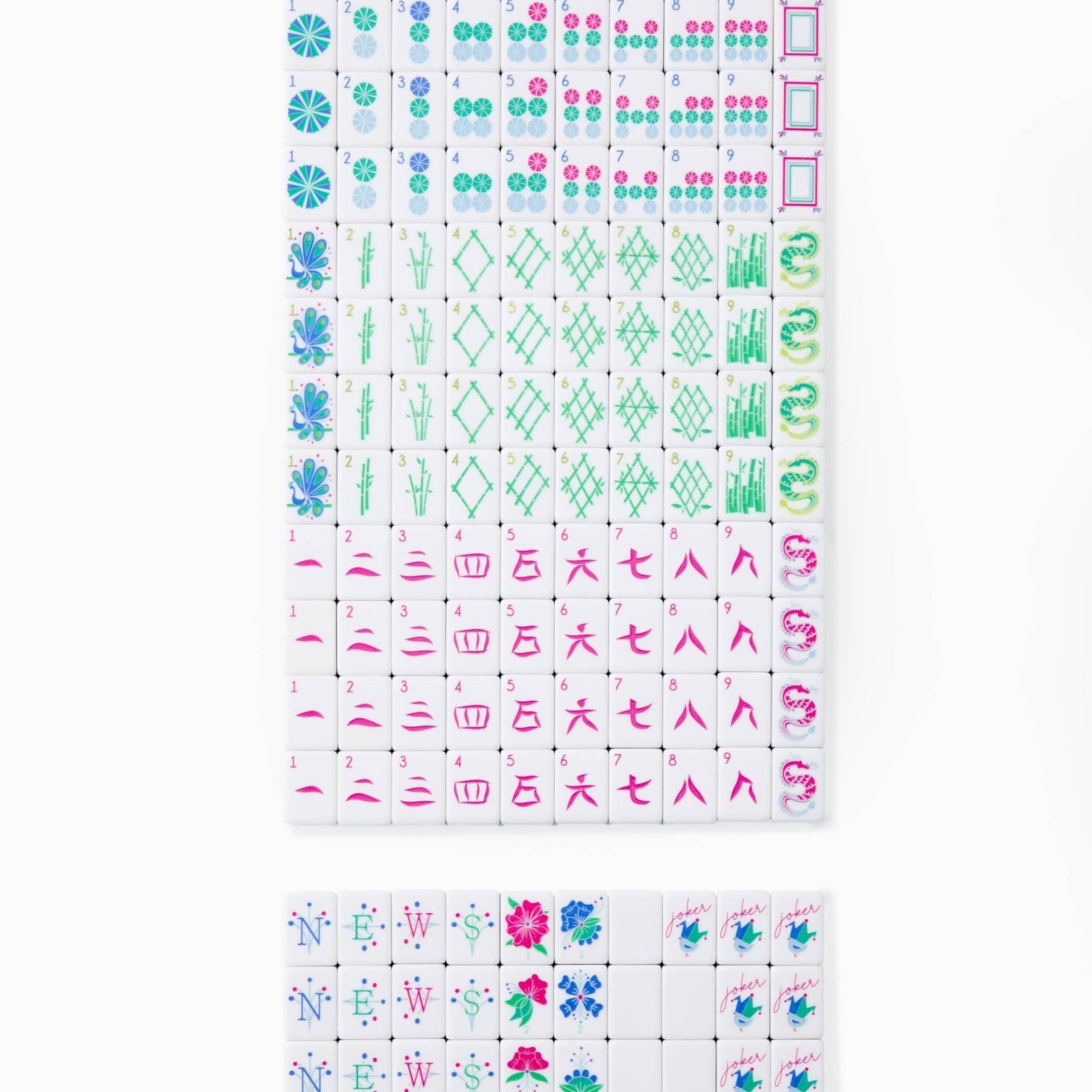 Birdie Mahjong Tiles - Joy