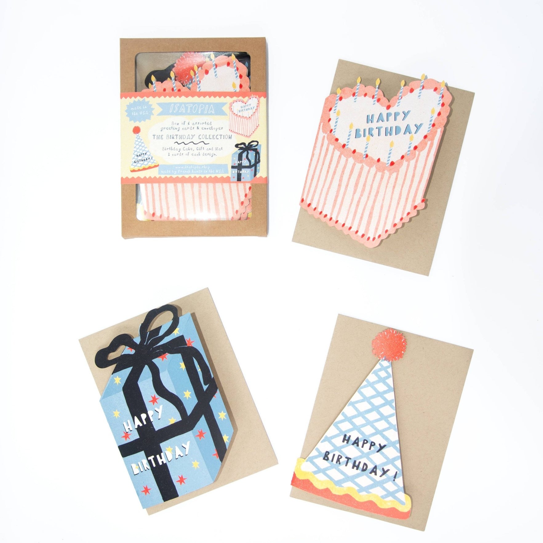 Birthday Collection - Box of 6 Cards - Joy Gift Shoppe
