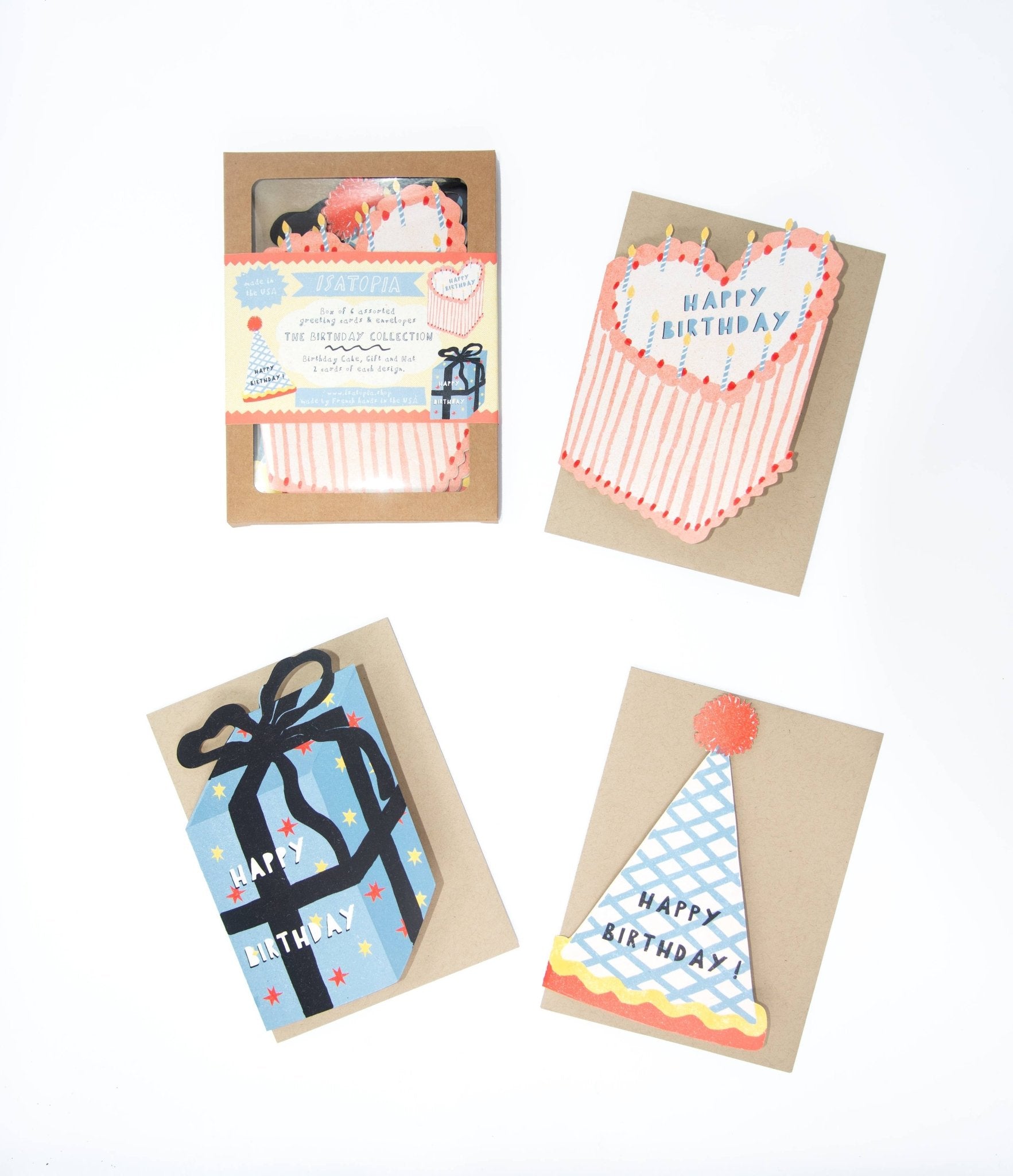 Birthday Collection - Box of 6 Cards - Joy Gift Shoppe