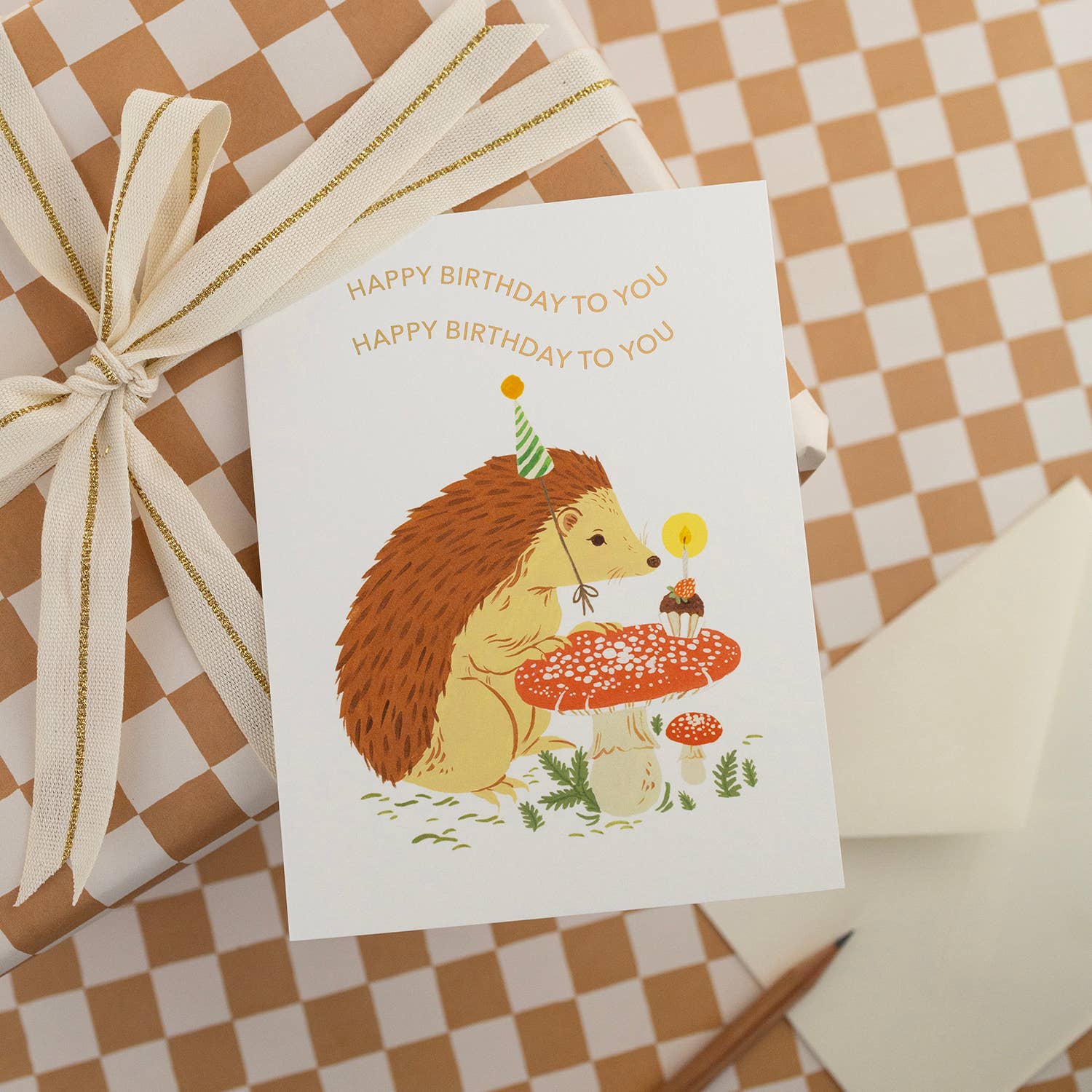 BIRTHDAY HEDGEHOG | Birthday Card - Joy