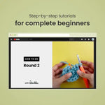 Bjorn the Narwhal Beginner Crochet Kit - Joy