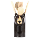 Black Bear Utensil Pot - Joy Gift Shoppe