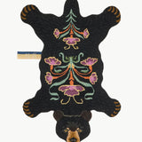Blooming Black Bear Rug - Joy