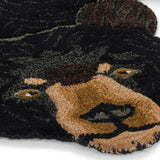 Blooming Black Bear Rug - Joy